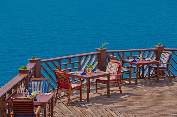 Kigoma Hilltop Hotel terrace